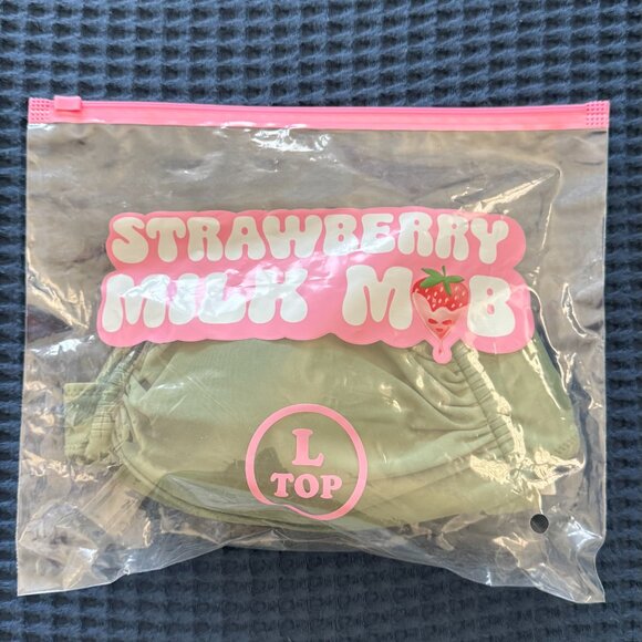 Bronco Bikini Top (never worn, Green) - Strawberry Milk Mob - Picture 3 of 3